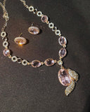 Rose Winged Necklace