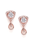Rose Gold-Plated Cubic Zirconia Jewellery Set
