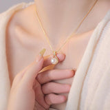 Lucky Potli Pendant Necklace (Green/White)