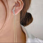 STRAIGHT CRYSTAL EARRINGS