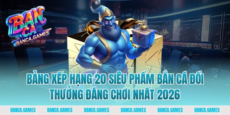 Bảng xếp hạng 20 siêu phẩm bắn cá đổi thưởng đáng chơi nhất 2026